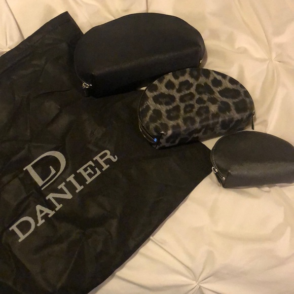 Gently used authentic Danier cosmetic bags set - Picture 1 of 4
